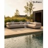 Mamaison Sofa Narożna Ogrodowa Alexander 4 Szara (Poduszki I Pokrowiec W Zestawie)