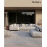 Mamaison Sofa Narożna Ogrodowa Alexander 4 Szara (Poduszki I Pokrowiec W Zestawie)