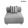 Mamaison Sofa Ogrodowa Alexander Szara (Poduszki I Pokrowiec W Zestawie)