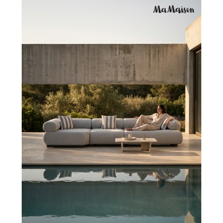 Mamaison Sofa Ogrodowa Alexander Szara    (Poduszki I Pokrowiec W Zestawie)