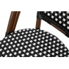 Zestaw 2 Krzeseł Ogrodowych Cafe Paris    Arm Brązowy Rattan