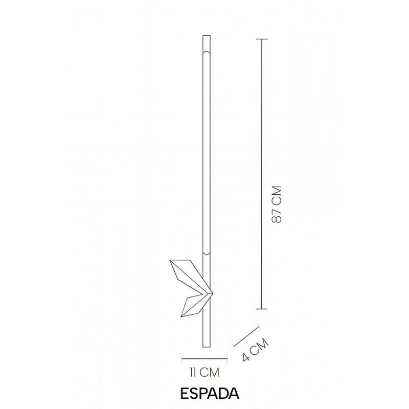 Moosee Zestaw 2 Lamp Ściennych Espada     Złoty