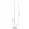 Moosee Zestaw 2 Lamp Ściennych Espada     Złoty