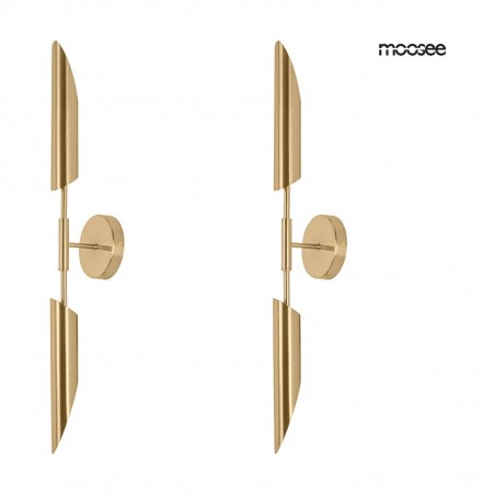 Moosee Zestaw 2 Lamp Ściennych Locca      Złoty
