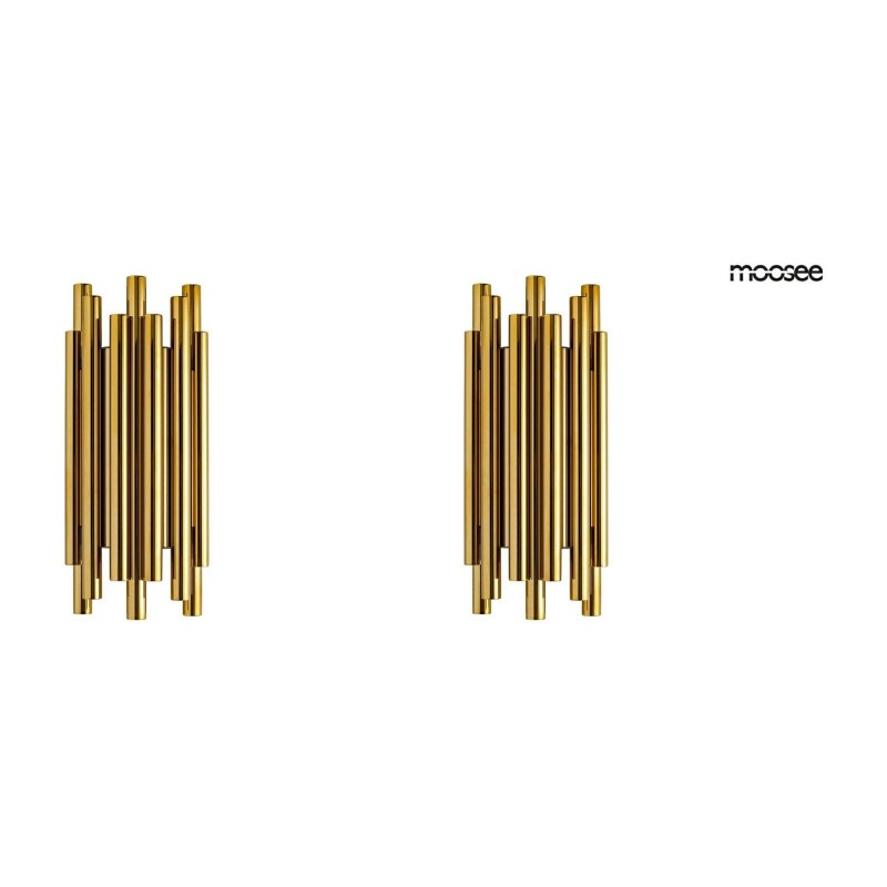 Moosee Zestaw 2 Lamp Ściennych Organo     Złoty
