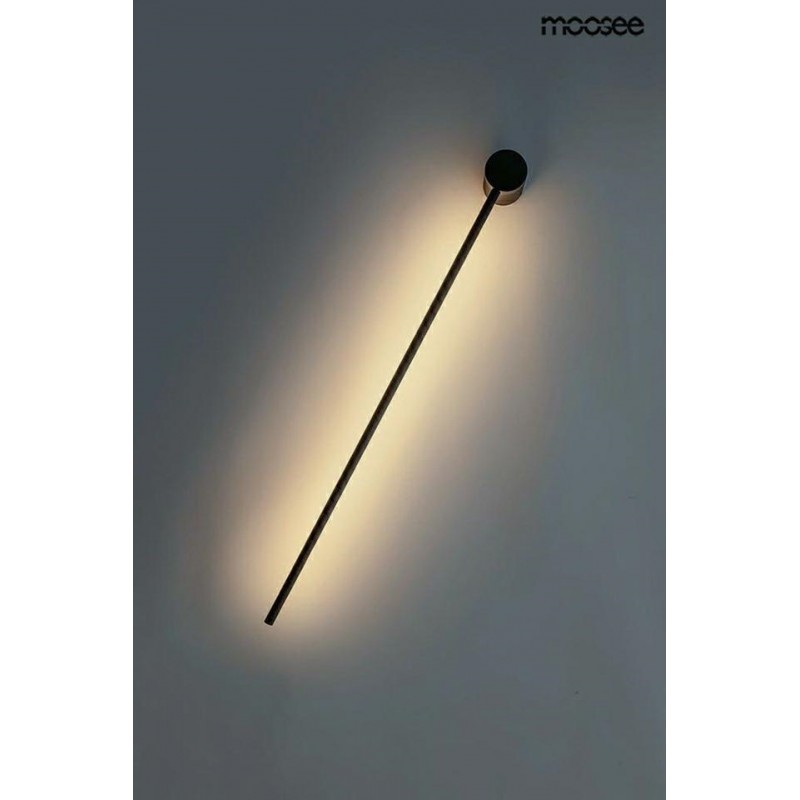 Moosee Zestaw 2 Lamp Ściennych Ombre 60   Czarny