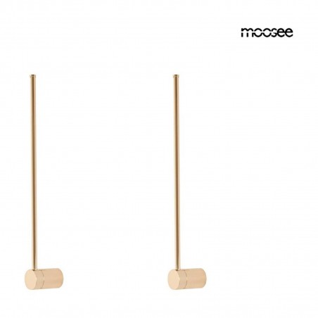 Moosee Zestaw 2 Lamp Ściennych Ombre 60   Złoty