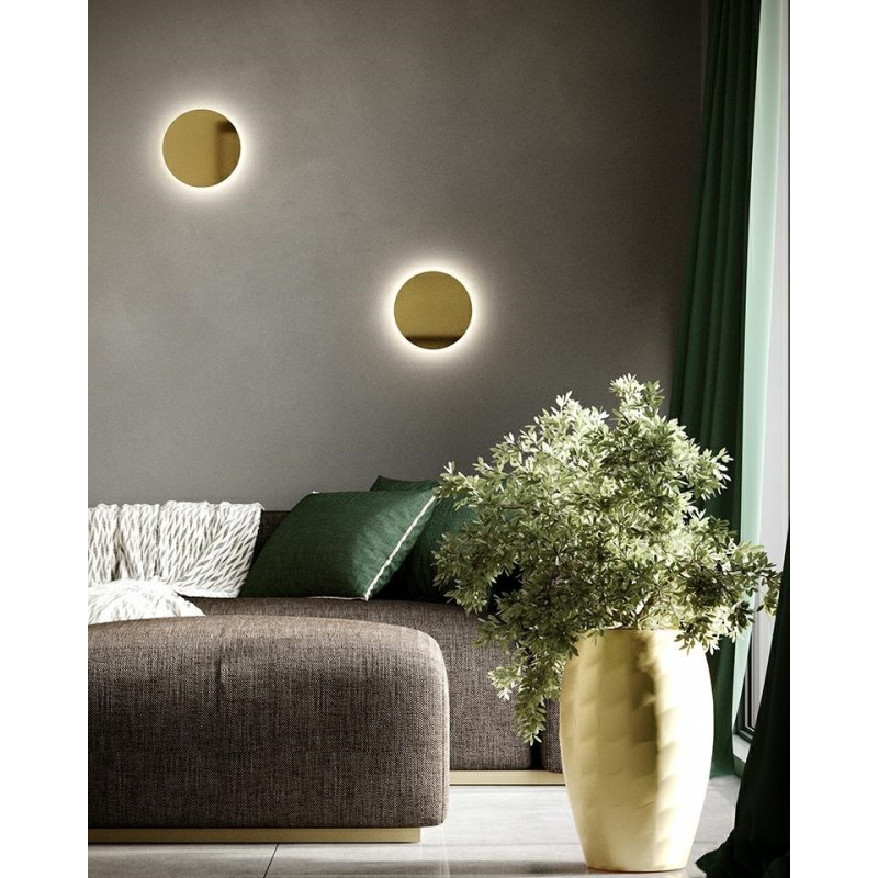 Moosee Zestaw 2 Lamp Ściennych Shadow     Sun 25 Złoty