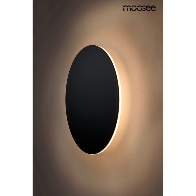 Moosee Zestaw 2 Lamp Ściennych Shadow     Sun 25 Czarny