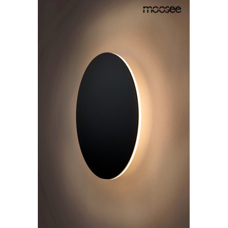 Moosee Zestaw 2 Lamp Ściennych Shadow     Sun 25 Czarny