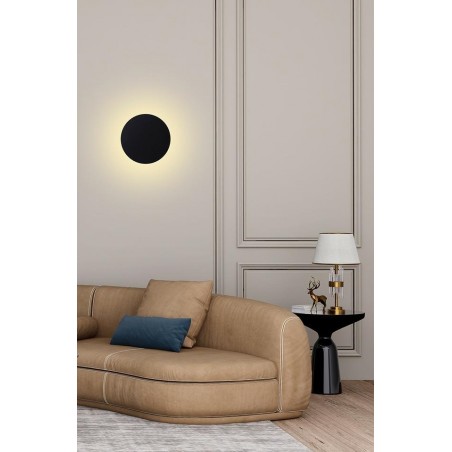 Moosee Zestaw 2 Lamp Ściennych Shadow     Sun 25 Czarny