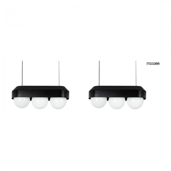 Moosee Zestaw 2 Lamp Wiszących Drops 3    Czarny