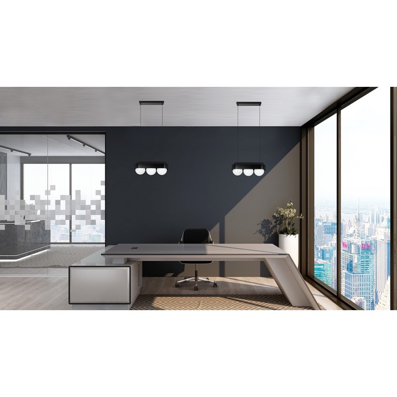 Moosee Zestaw 2 Lamp Wiszących Drops 3    Czarny