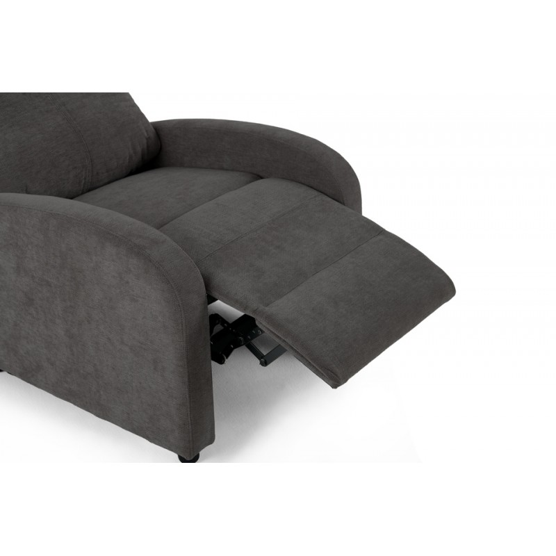 Fotel Relax Premium Ciemny Szary