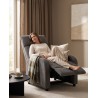Fotel Relax Premium Ciemny Szary