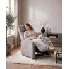 Fotel Relax Premium Jasny Szary
