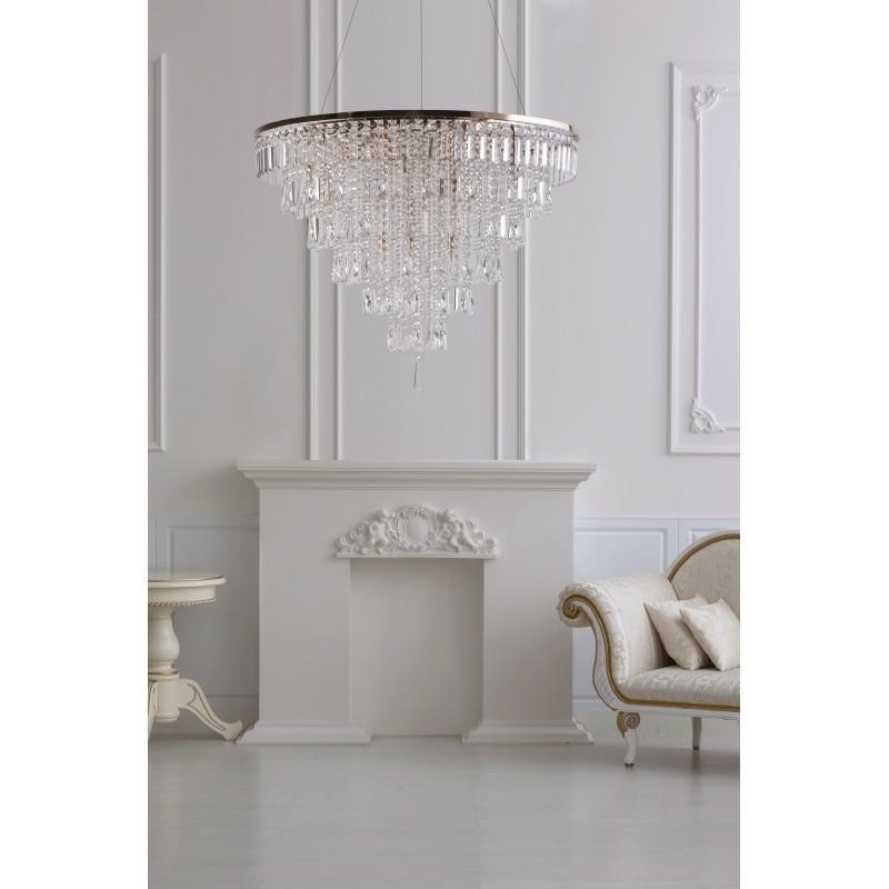 Azzardo Lampa Wisząca Kalabria Xl Złota