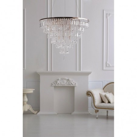 Azzardo Lampa Wisząca Kalabria Xl Złota