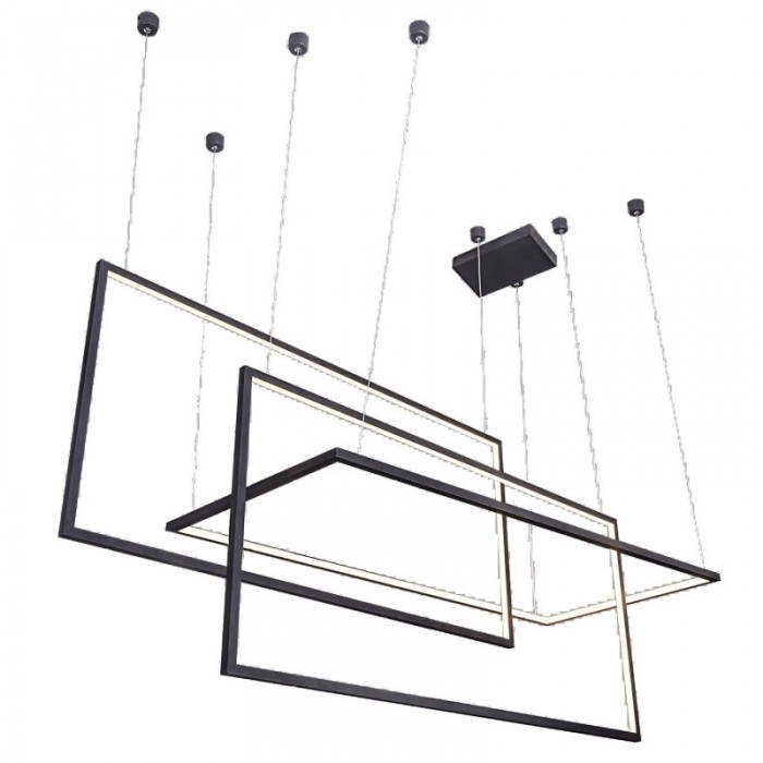 Azzardo Lampa Wisząca Metric Czarna
