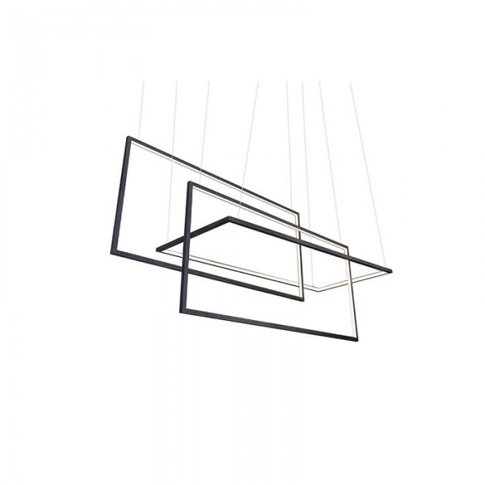Azzardo Lampa Wisząca Metric Czarna
