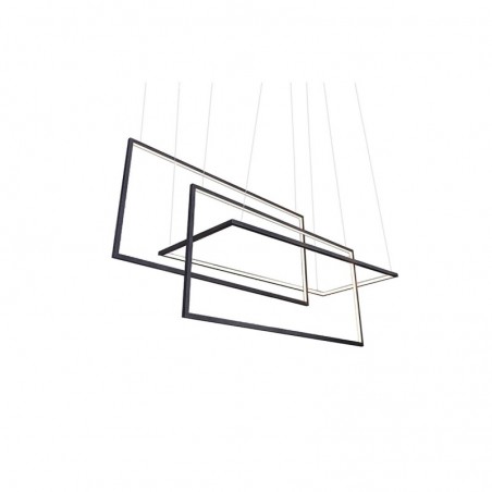 Azzardo Lampa Wisząca Metric Czarna