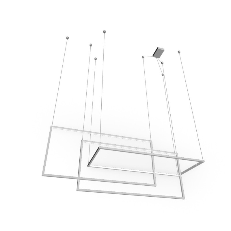 Azzardo Lampa Wisząca Metric Biała