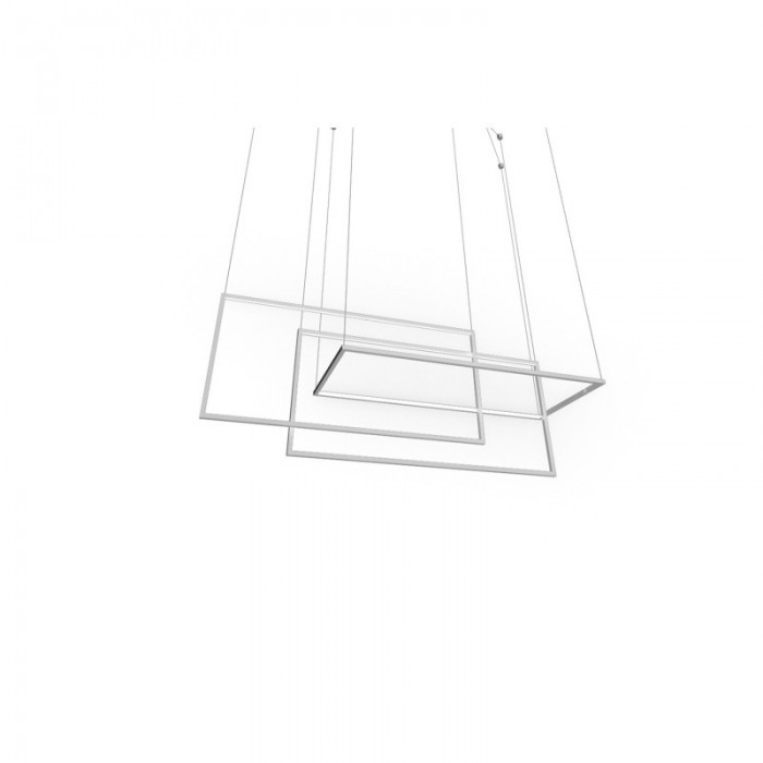 Azzardo Lampa Wisząca Metric Biała