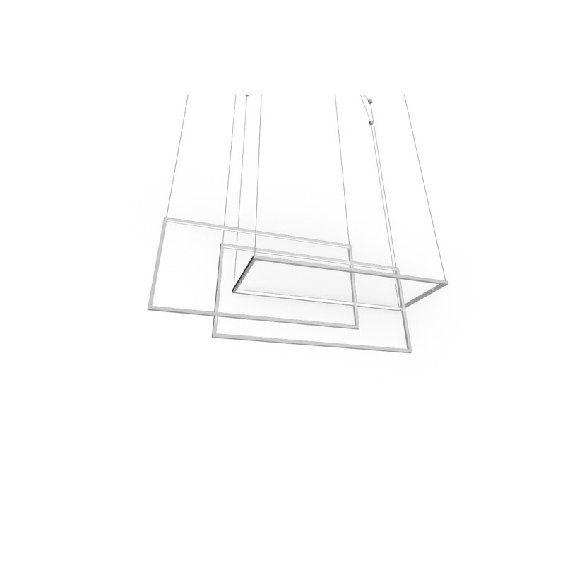 Azzardo Lampa Wisząca Metric Biała