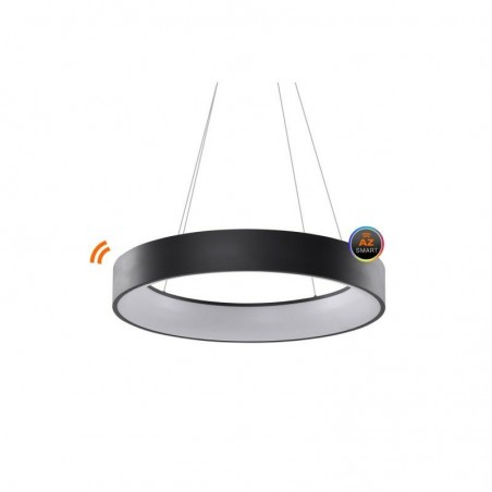 Azzardo Lampa Wisząca Solvent R 80 Cct    Smart Z Pilotem Czarna