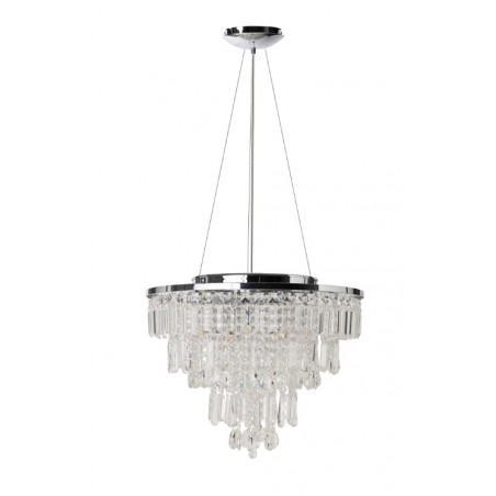 Azzardo Lampa Wisząca Kalabria            Chromowana