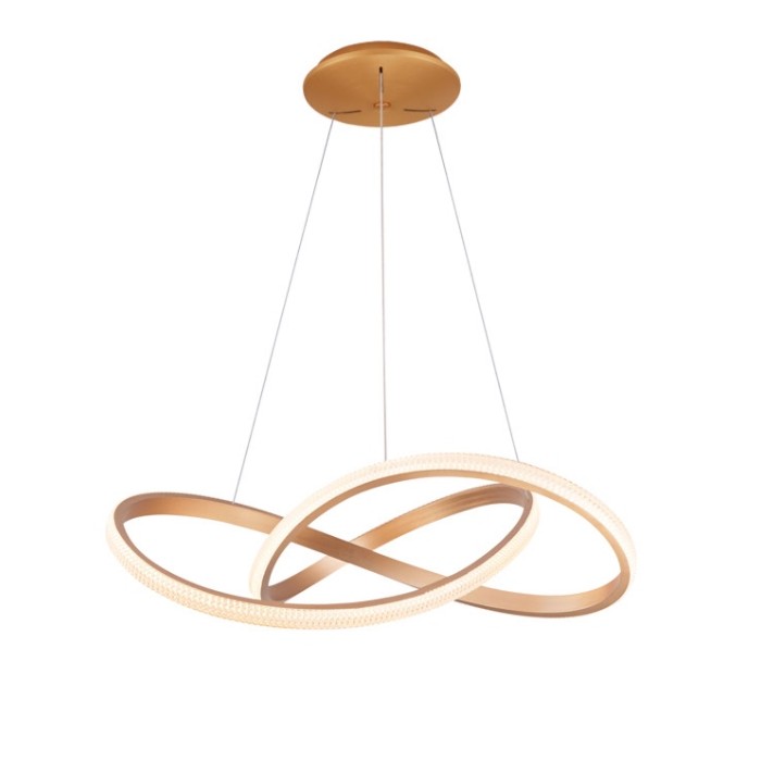 Azzardo Lampa Wisząca Infinity 80 Cct     Z Pilotem Złota