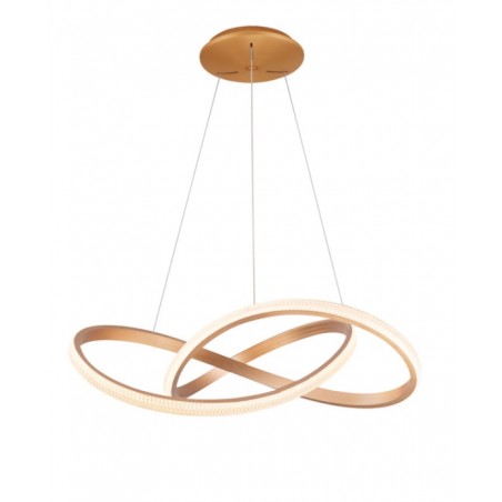 Azzardo Lampa Wisząca Infinity 80 Cct     Z Pilotem Złota