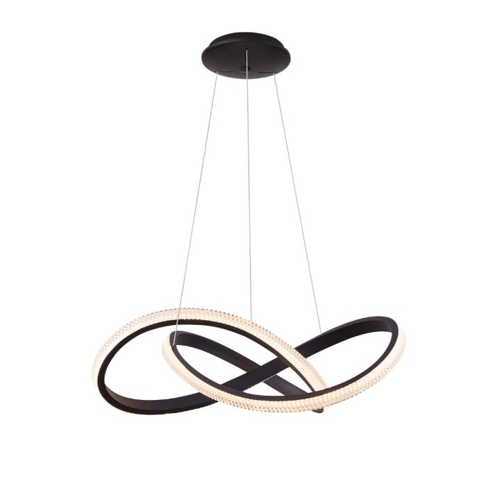Azzardo Lampa Wisząca Infinity 80 Cct     Z Pilotem Czarna