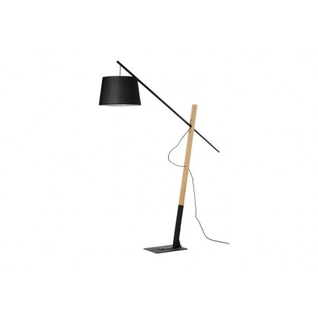 Azzardo Lampa Podłogowa Garda Czarna