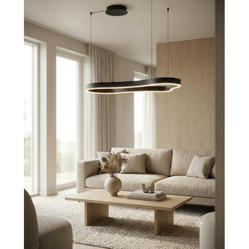 Azzardo Lampa Wisząca Mirabella 90 3000K  Dimm Czarna