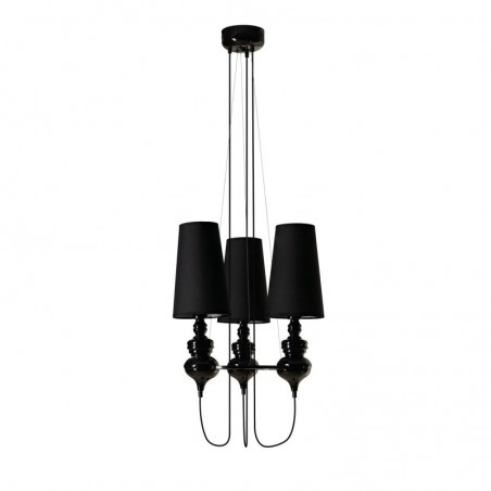 Azzardo Lampa Wisząca Baroco 3 Czarna