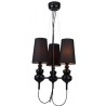 Azzardo Lampa Wisząca Baroco 3 Czarna