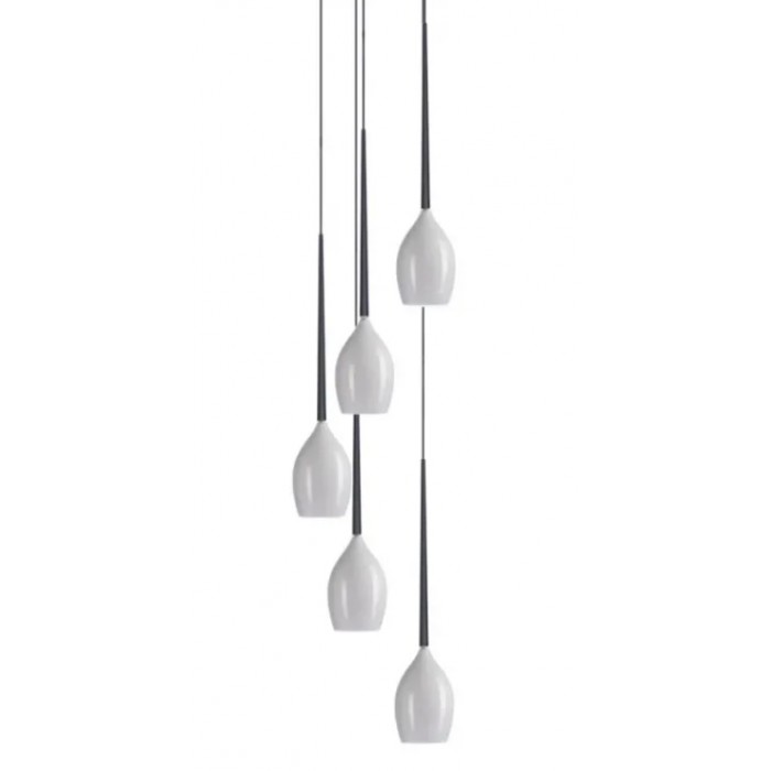 Azzardo Lampa Wisząca Izza 5 Biała