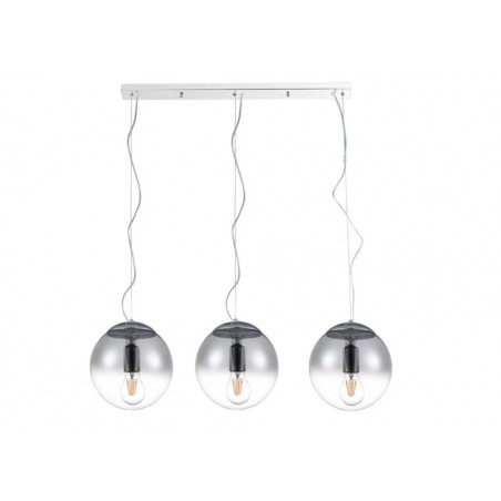 Azzardo Lampa Wisząca Iris 3 Line         Srebrna