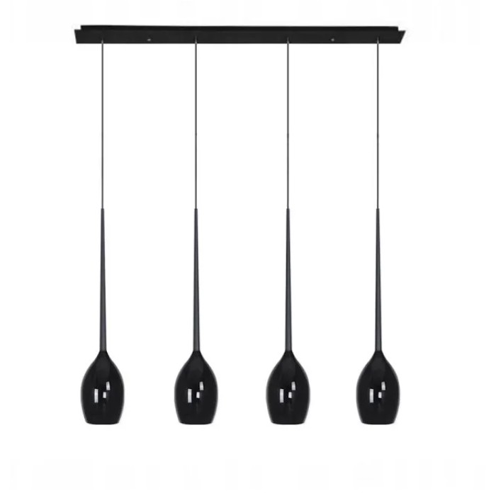 Azzardo Lampa Wisząca Izza 4 Czarna