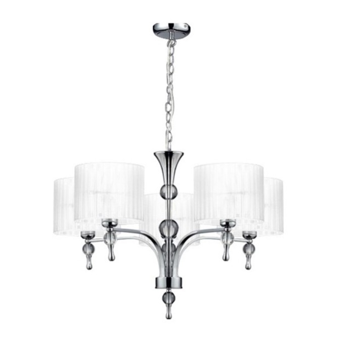 Azzardo Lampa Wisząca Impress 5 Biała