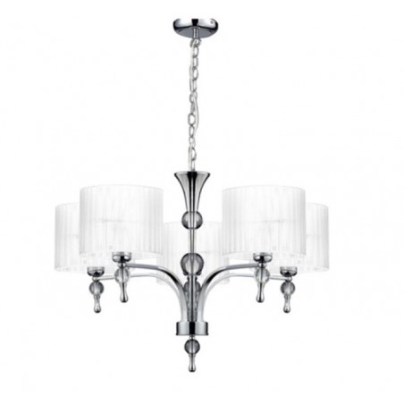 Azzardo Lampa Wisząca Impress 5 Biała