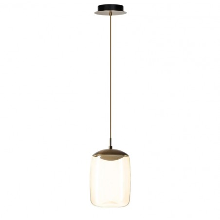 Azzardo Lampa Wisząca Helena D Mosiądz