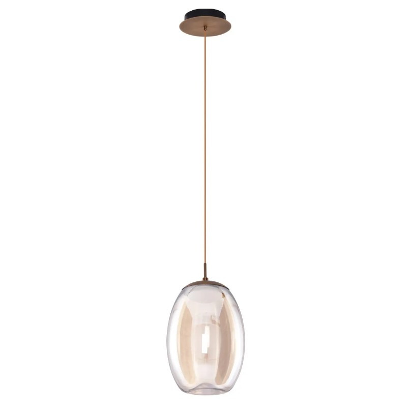 Azzardo Lampa Wisząca Helena B Mosiądz