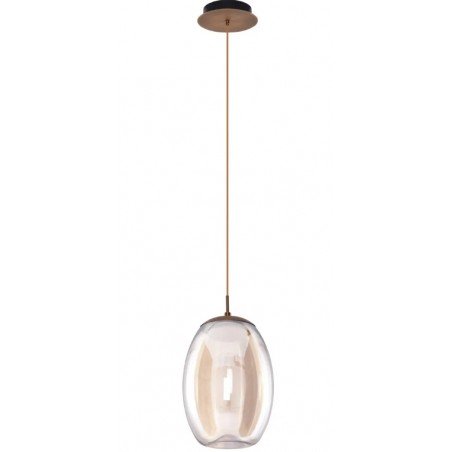 Azzardo Lampa Wisząca Helena B Mosiądz