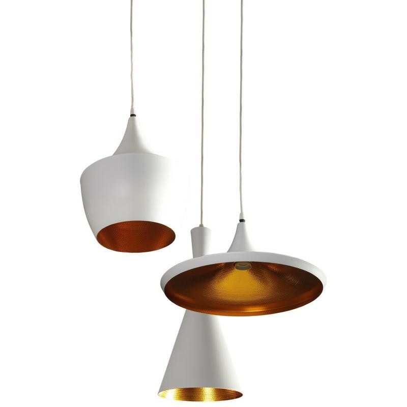 Azzardo Lampa Wisząca Mix Biała / Złota