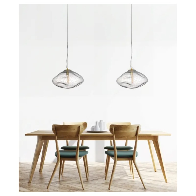 Azzardo Lampa Wisząca Ines 35 Złota