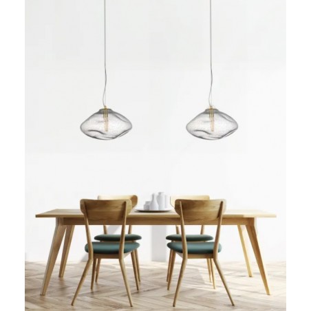 Azzardo Lampa Wisząca Ines 35 Złota