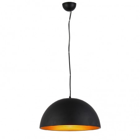 Azzardo Lampa Wisząca Modena 40 Czarna    / Złota