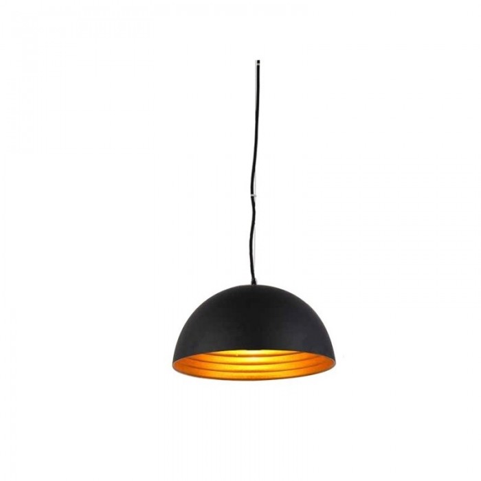 Azzardo Lampa Wisząca Modena 40 Czarna    / Złota